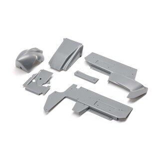 TLR / Team Losi LOS-1889 Body Panel Set, Silver: 22S Sprint