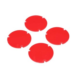 TLR / Team Losi LOS-2890 Wheel Cover Set, Red: 22S Sprint