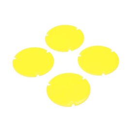 TLR / Team Losi LOS-2887 Wheel Cover Set, Yellow: 22S Sprint