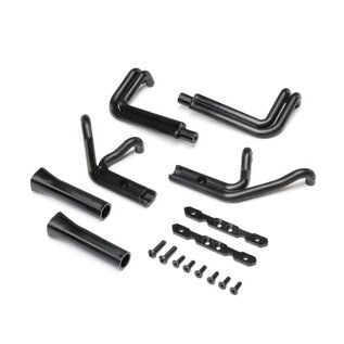 TLR / Team Losi LOS-1897 Header Set, Matte Black: 22S Sprint