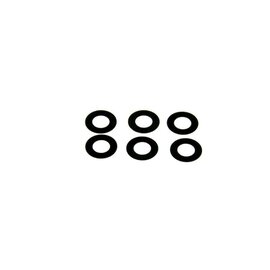 Hobao HB36814  Differential Steel Shim 6.1x11x0.15mm, 6pcs