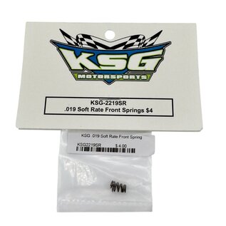 KSG KSG-2219SR  Soft Rate Front End Spring .019 (2)