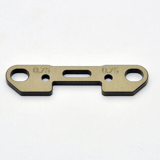 Hobao OP-0118 Hyper VS CNC rear lower arm holder 0.75 deg (RR)