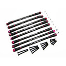 HOT RACING HRASCX313TL01 Aluminum 4-Link Set for 12.3in (313mm): Axial SCX10