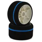 CRC CLN2231  1-12th Striper Spec Front Tires on Flex Rim Premium Race Rubber (2)