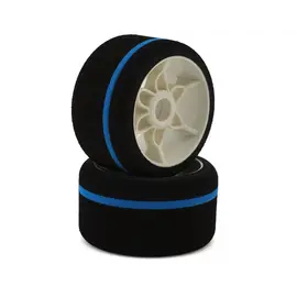 CRC CLN2231  1-12th Striper Spec Front Tires on Flex Rim Premium Race Rubber (2)