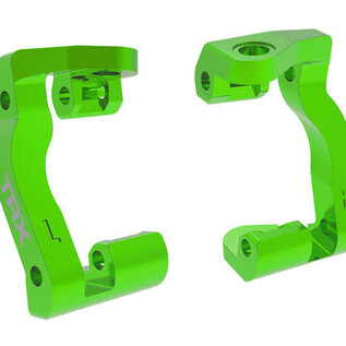 Traxxas TRA10733-GRN  Green Aluminum (C-hubs) Caster Blocks (2) for Mini Maxx