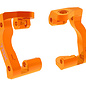 Traxxas TRA10733-ORAG Orange Aluminum (C-hubs) Caster Blocks (2) for Mini Maxx