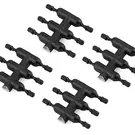 DS Racing DSC-DEN-1B DS Racing Drift Element Scale Lug Nuts (Black) (24) (Short)