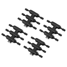 DS Racing DSC-DEN-1B DS Racing Drift Element Scale Lug Nuts (Black) (24) (Short)