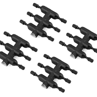 DS Racing DSC-DEN-1B DS Racing Drift Element Scale Lug Nuts (Black) (24) (Short)