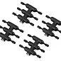 DS Racing DSC-DEN-1B DS Racing Drift Element Scale Lug Nuts (Black) (24) (Short)