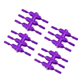 DS Racing DSC-DEN-2PUA DS Racing Drift Element Scale Lug Nuts (Purple) (24) (Long)
