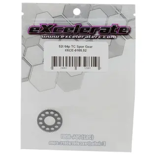 Excelerate RC XCE-0105.52  eXcelerate 64P TC Spur Gear 52T