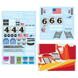 Team Associated ASC6398 RC10 Jay Halsey WC Decal Sheet