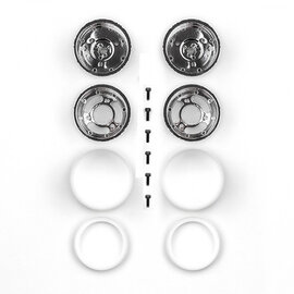 Team Associated ASC6396 RC10 Jay Halsey Rear Chrome Wheels