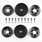 Team Associated ASC6395 RC10 Jay Halsey Chrome Front Wheels