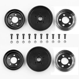 Team Associated ASC6395 RC10 Jay Halsey Chrome Front Wheels