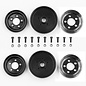 Team Associated ASC6395 RC10 Jay Halsey Chrome Front Wheels