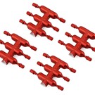 DS Racing DSC-DEN-1RA DS Racing Drift Element Scale Lug Nuts (Red) (24) (Short)
