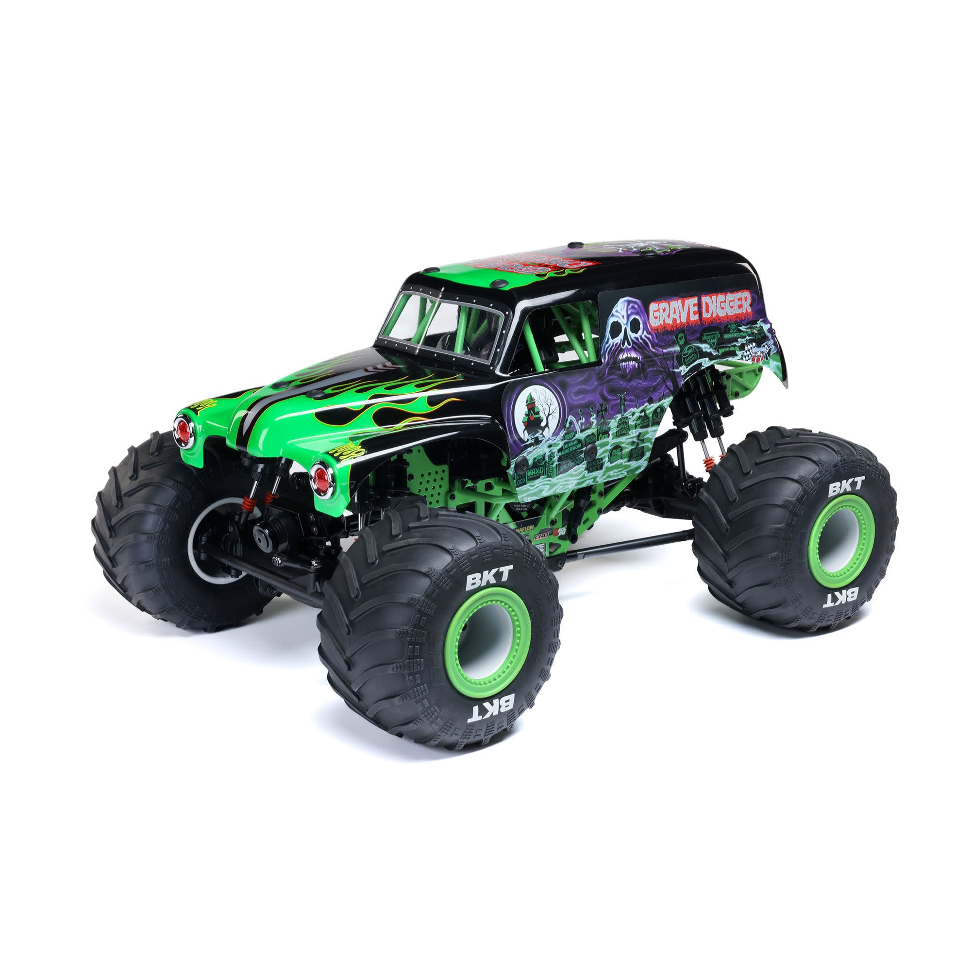 LOS240014 Body Set, Grave Digger, Clear: LMT - Michael's RC Hobbies