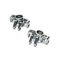 TLR / Team Losi LOS-1948 Spindle Set, Aluminum: NASCAR, GROM