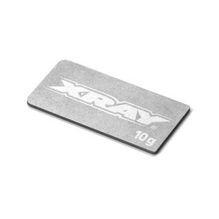 Xray XRA306552  Xray X4 & T4 Pure Tungsten Chassis Weight 10g