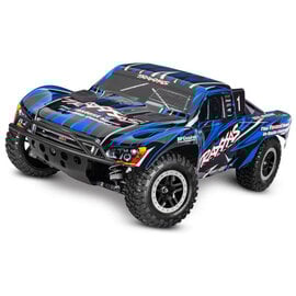 Traxxas TRA68386-4 BLUE Slash VXL 1/10 RTR 4x4 Brushless Short Course Truck