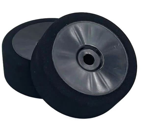 BSRC8018-B 1/8 Double Pink Mounted GT Foam Tire On Black Dish 17mm