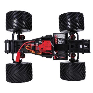 Redcat Racing RER33540 1/18 MT-18 4x4 Monster Truck RTR, Red