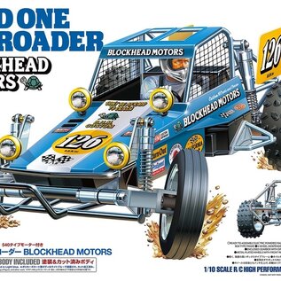 Tamiya TAM58695-A  Wild One Off-Roader Buggy Blockhead Motors Kit w/ Hobbywing