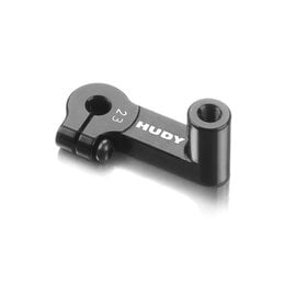 Hudy HUD293421 Alu Clamp Steering 23T  Servo Horn - Extended 8mm - KO, Sanwa