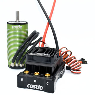 Castle Creations CSE010-0179-03  Cobra 5, 8S, 33.6V ESC, 20A PEAK BEC w/1721-1260KV