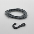 Reefs SEHREEFS45  Synthetic Winch Line w/ Steel Hook