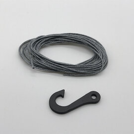 Reefs SEHREEFS45  Synthetic Winch Line w/ Steel Hook