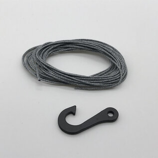 Reefs SEHREEFS45  Synthetic Winch Line w/ Steel Hook