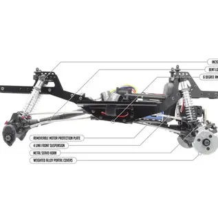 Vanquish Products VPS09009A VRD Stance RTR Portal Axle Comp Rock Crawler (Green)