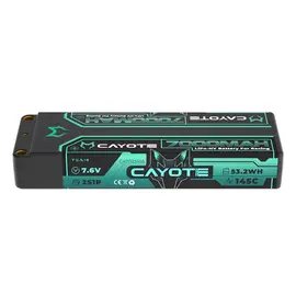 Cayote CYE702S145 2S 145C LCG Stick LiHV Battery (7.6V/7000mAh) w/5mm Bullets