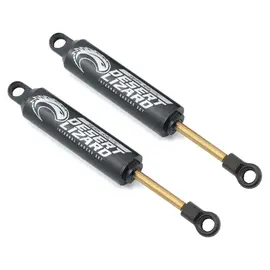 Yeah Racing YEA-DDL-090BK Aluminum 90mm Desert Lizard Two Stage Internal Spring Shocks (Black) (2)