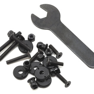 Yeah Racing YEA-DDL-090BK Black Aluminum 90mm Desert Lizard Two Stage Internal Spring Shocks (2)