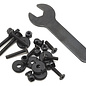 Yeah Racing YEA-DDL-090BK Black Aluminum 90mm Desert Lizard Two Stage Internal Spring Shocks (2)