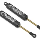 Yeah Racing YEA-DDL-100BK Aluminum 100mm Desert Lizard Two Stage Internal Spring Shocks (Black) (2)
