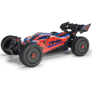 Arrma ARA4206V4T3  Red 1/8 TYPHON MEGA 665 4X4 RTR Brushed Buggy