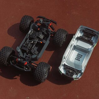 Arrma ARA4202V4T3  GRANITE MEGA 665 4X4 RTR Brushed Monster Truck, Orange