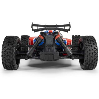 Arrma ARA4206V4T3  Red 1/8 TYPHON MEGA 665 4X4 RTR Brushed Buggy