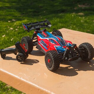 Arrma ARA4206V4T3  Red 1/8 TYPHON MEGA 665 4X4 RTR Brushed Buggy