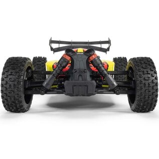 Arrma ARA4206V4T2  Yellow 1/8 TYPHON MEGA 665 4X4 RTR Brushed Buggy