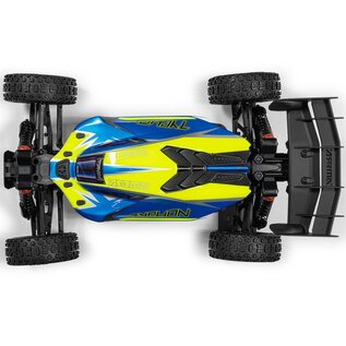 Arrma ARA4206V4T1  Blue 1/8 TYPHON MEGA 665 4X4 RTR Brushed Buggy