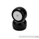 J Concepts JCO4130-1221  Smoothie 2 Mini Green Compound, Pre-mounted White Wheels (Fits - Mini B, Mini-T - Rear)