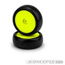 J Concepts JCO4131-2211 Green Smoothie 2 Mini Mounted on Yellow Rear Wheels Fits - Mini B, Mini-T